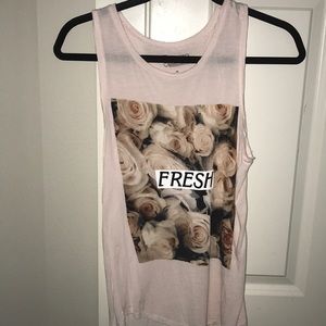 light pink tank